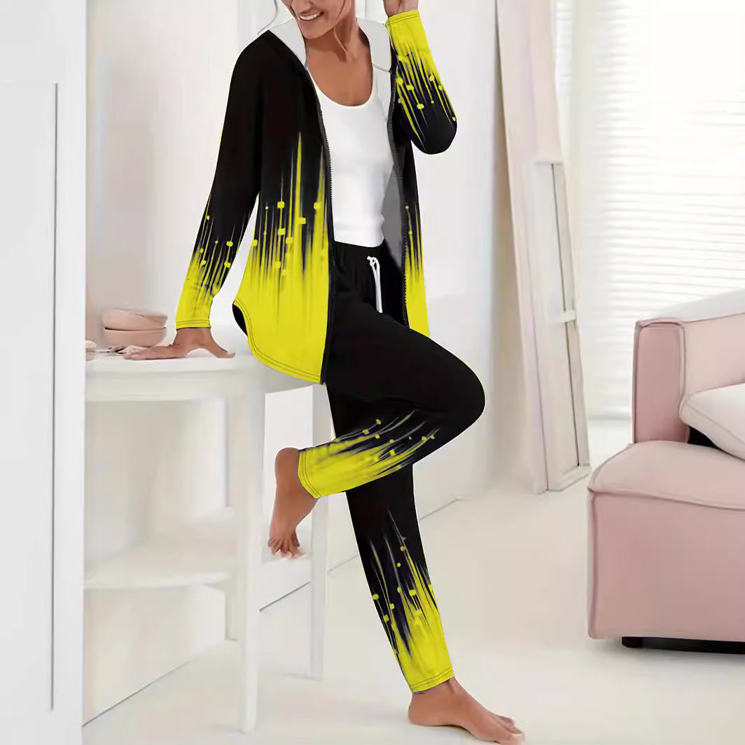 Womens Sporty Leisure Tracksuit Streetwave With Gradient Details All Day Comfort