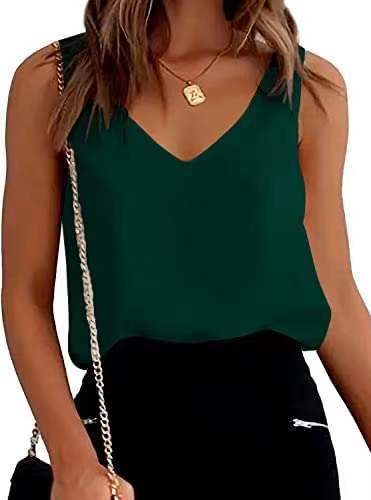 Street-wave Satin V-Neck Spaghetti Strap Top For Women Chic Summer Essential Soft Comfort