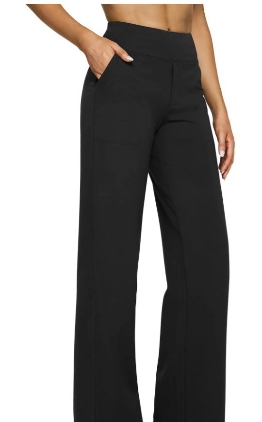 Street-wave Womens Wide-Leg Lounge Pants With Elastic Waistband For Maximum Comfort