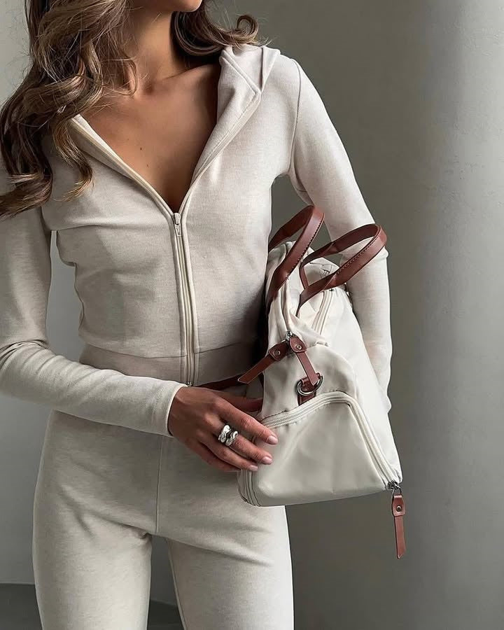 Streetwave Club Slim Fit Hoodie Set for Athleisure Lovers Comfortable Slim Silhouette