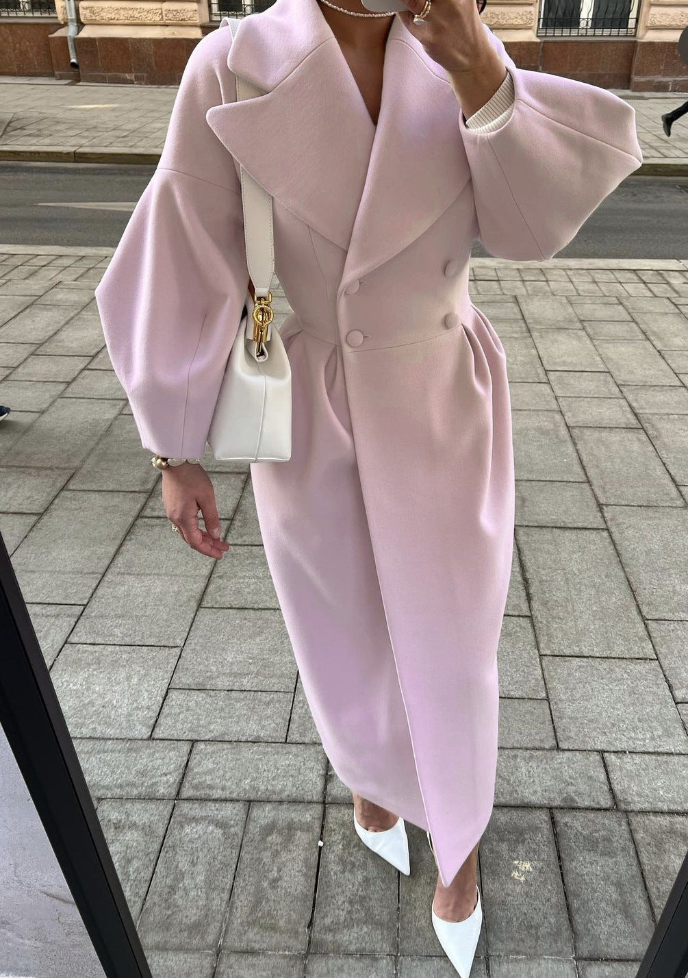 Street-wave Women's Warm Luxurious Coat - Elegant and Comfortable Winter Outerwear