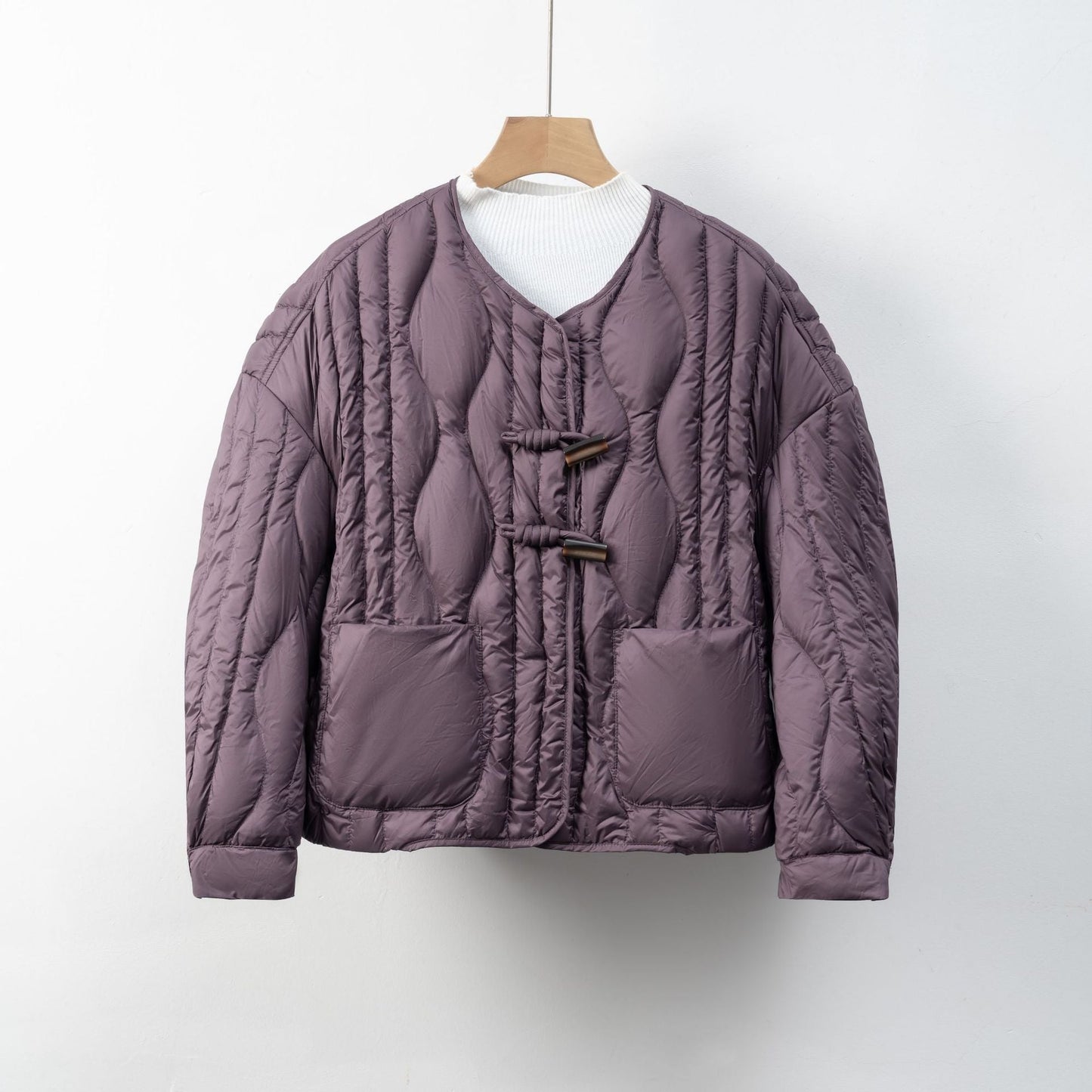 Street-Wave Women's Quilted Jacket Warm Insulation With Toggle Closures And Cozy Pockets