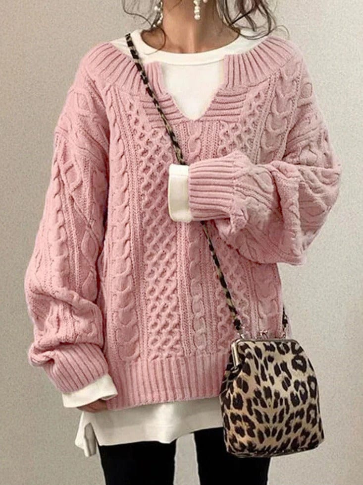 Street-Wave Sophie Wool Knit Sweater For Women Cozy And Elegant