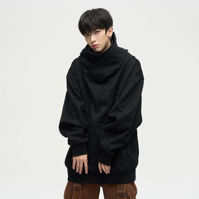 Street-Wave Women's Oversized Hoodie With Cowl Neck