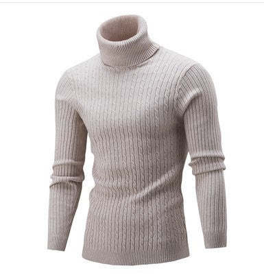 Street-Wave Men's Cable Knit Turtleneck Sweater Soft Wool Warmth Timeless Style Quality