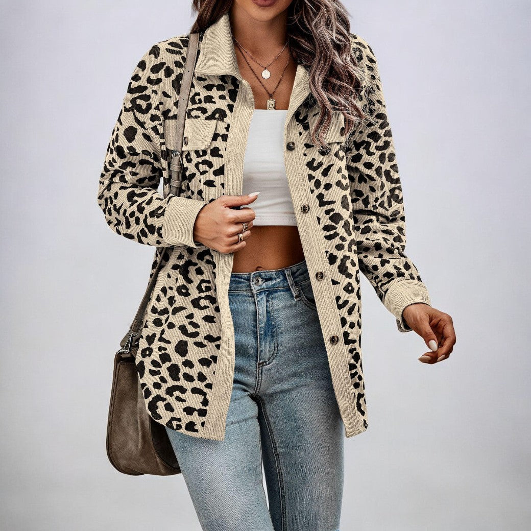 Street Wave Leopard Print Jacket For Women Elegant Comfort And Bold Confidence Premium Quality