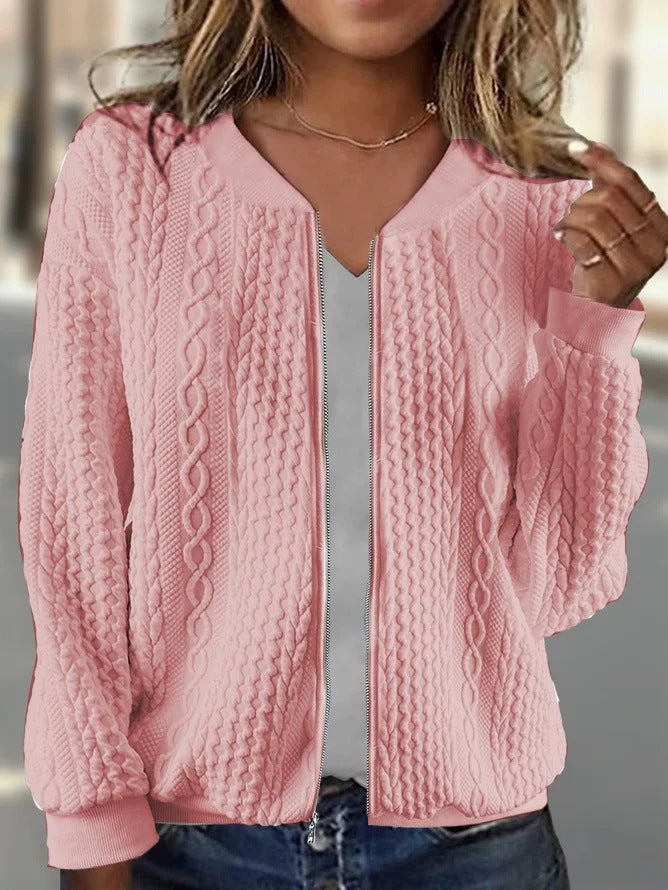 Street Wave Women's Quilted Bomber Winter Jacket Cozy Stylish Outerwear For Modern Women
