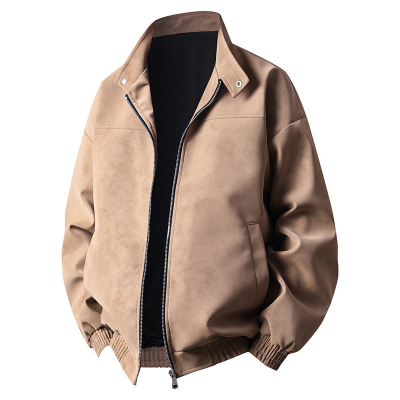 Street Wave Mens Transitional Jacket With Practical Pockets For Men In Casual Style