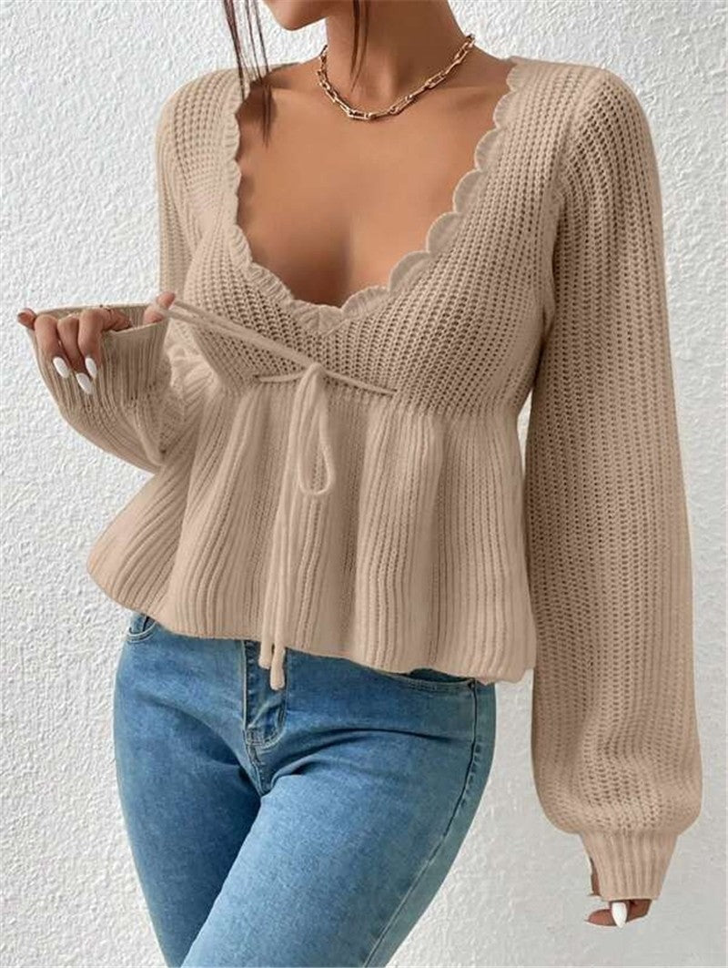 NordiskFlair Womens Pullover Sweater Ribbed Knit Relaxed Fit