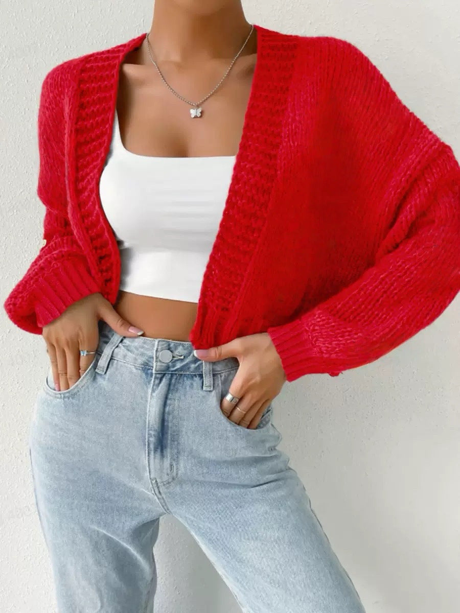 Street-Wave Womens Structured Knit Cardigan With Casual Fit For All Occasions Ultimate Comfort
