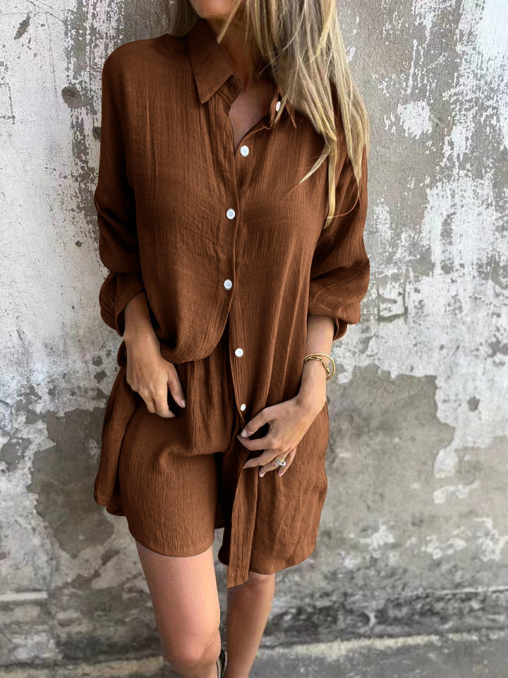 Street-wave Linen Breathable Women Blouse Lightweight Airy Casual Shirt For Warm Days