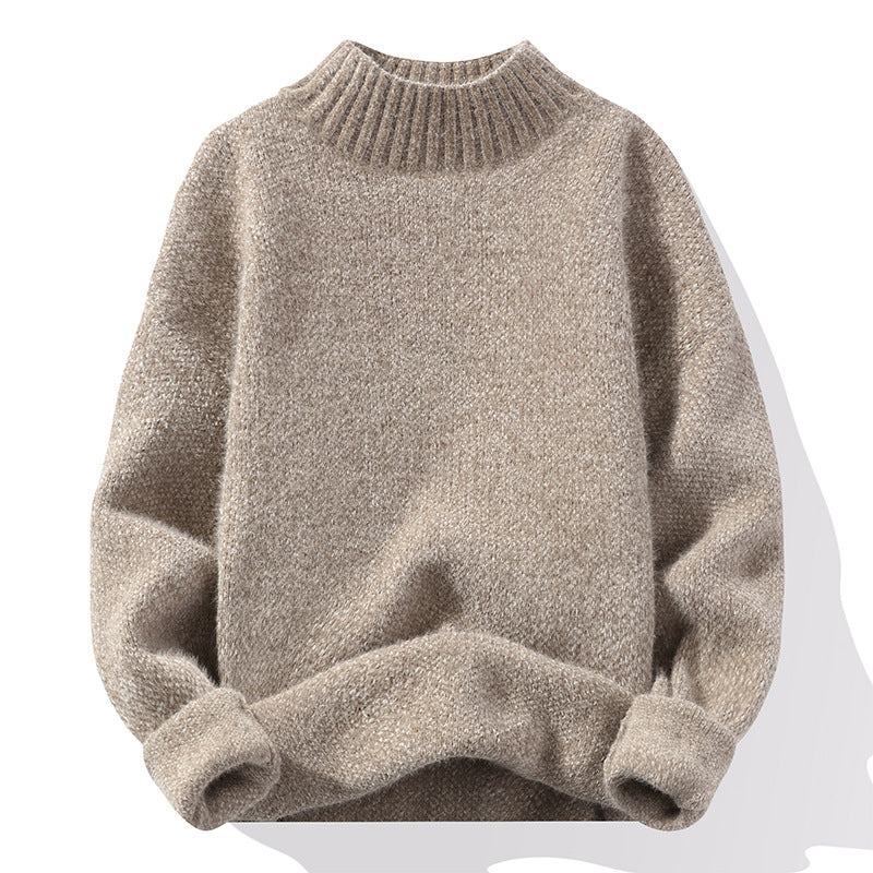 Street-wave Women's High-Neck Ribbed Knit Pullover - Cozy Soft Feel, Premium Comfort, Casual Chic