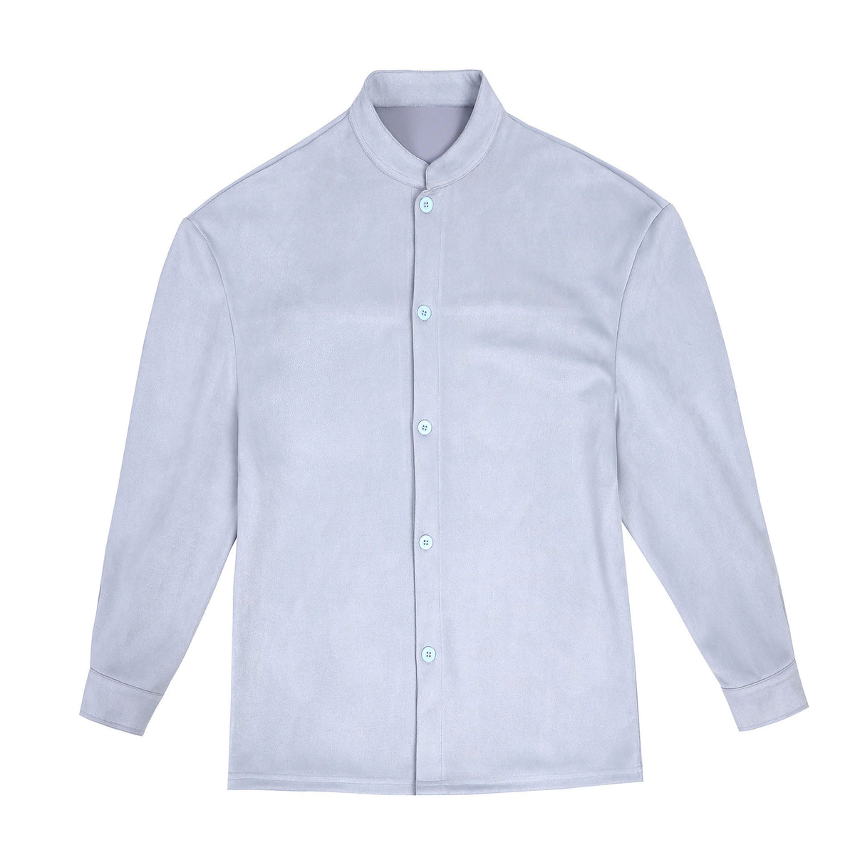 Street-Wave Women Shimmer Blouse With Modern Stand Collar