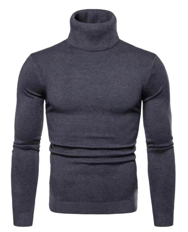 Mens Turtleneck Sweater 100 Cotton Street-wave Ultra Soft Comfort For Modern Gentlemen
