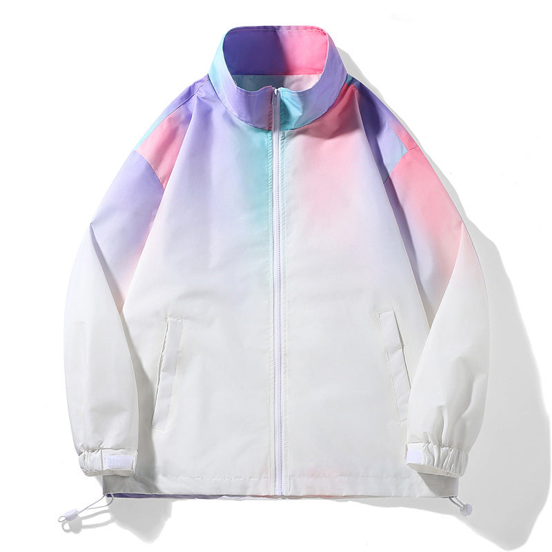 Streetwave Women's Gradient Transition Jacket With Premium Water Repellent Breathable Fabric