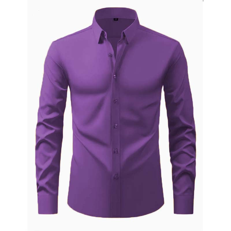 Men's Long Sleeve Shirt With Innovative Cut And Modern Design Street-wave For Modern Men