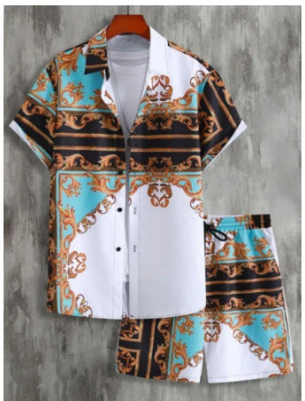 Anj Beach Shirt For Men Loose Fit Short Sleeve By Streetwave Casual Summer Beachwear