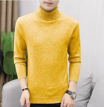 Street Wave Mens Merino Wool Turtleneck Sweater Elegant Soft Warm Everyday Comfort