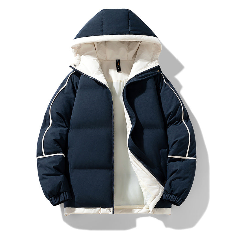 Street-Wave Women's Insulated Winter Jacket With Hood Windproof Puffer Coat For Cold Weather