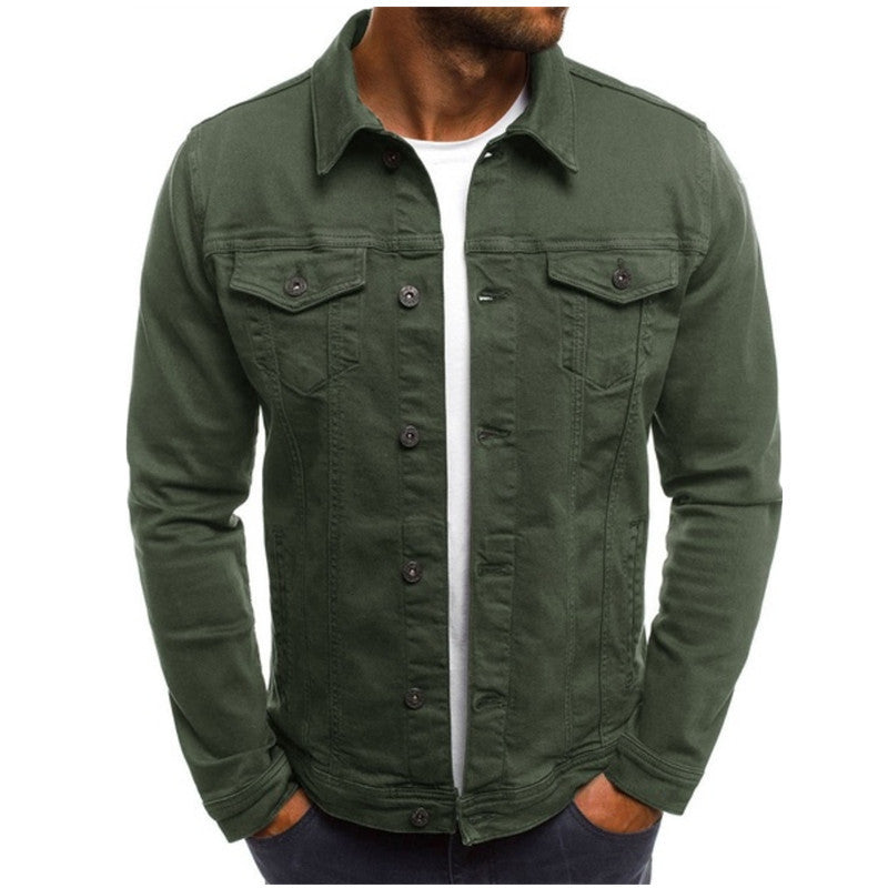 Streetwave Mens Denim Jacket Modern Design With Practical Chest Pockets For Men Everyday Style