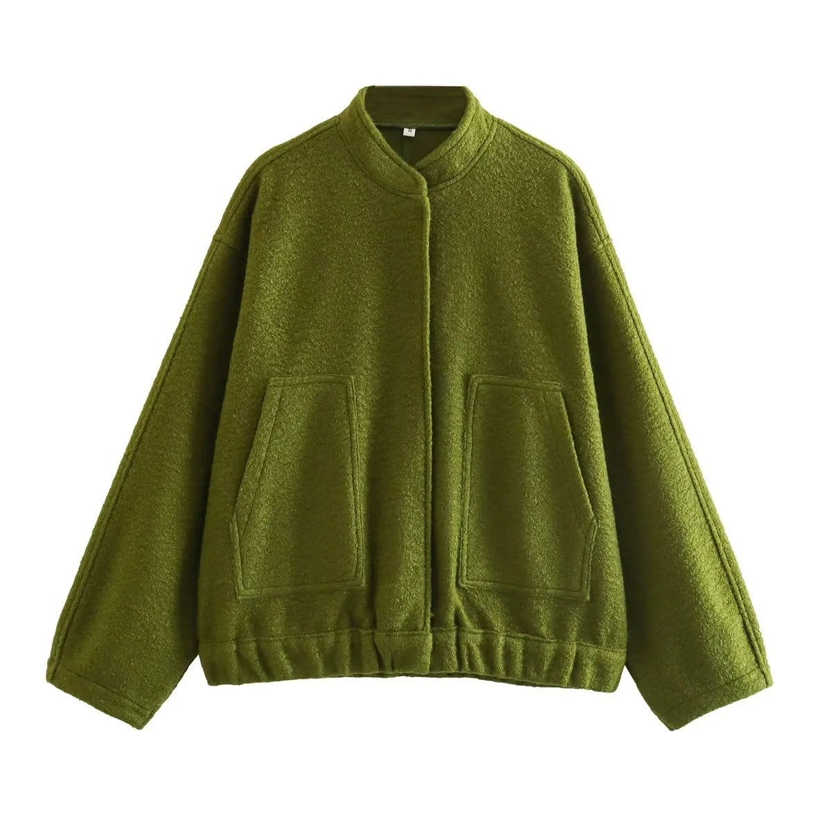 Streetwave Women Oversized Wool Coat Warm Breathable Wool Blend For Chic Everyday Style