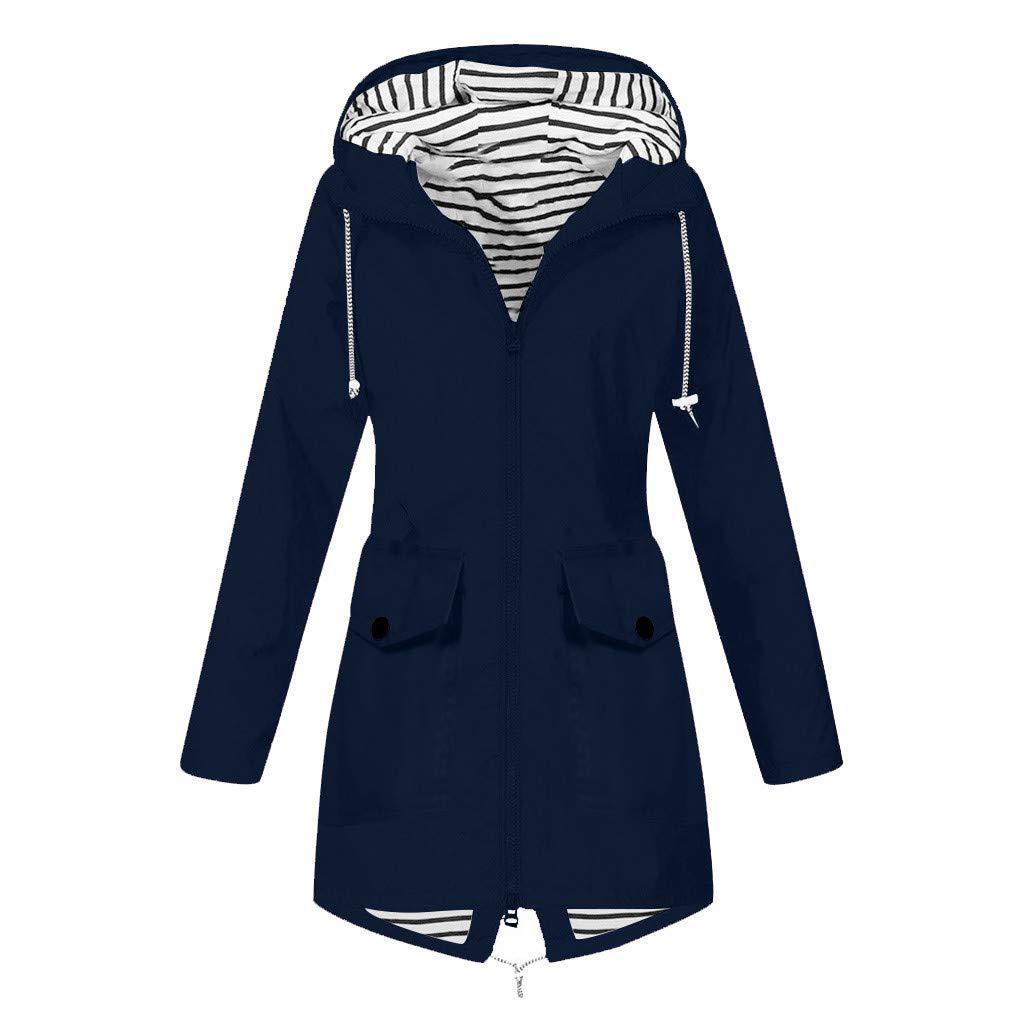Street-wave Women's Weatherproof Jacket With Adjustable Hood And Practical Pockets