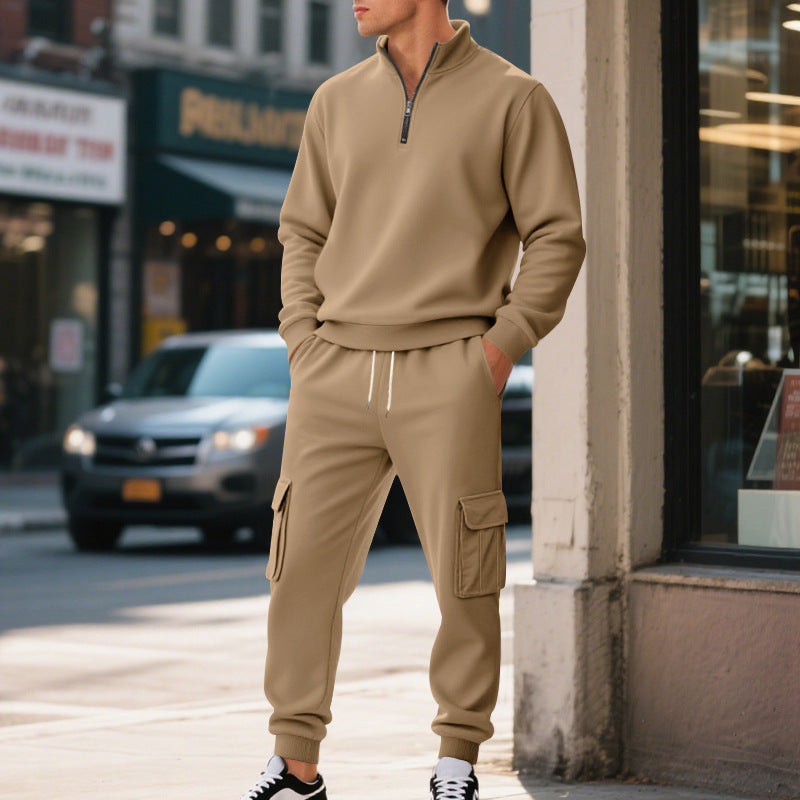 Street-wave Men's Sporty Leisure Set With Practical Pockets All Day Comfort Urban Style