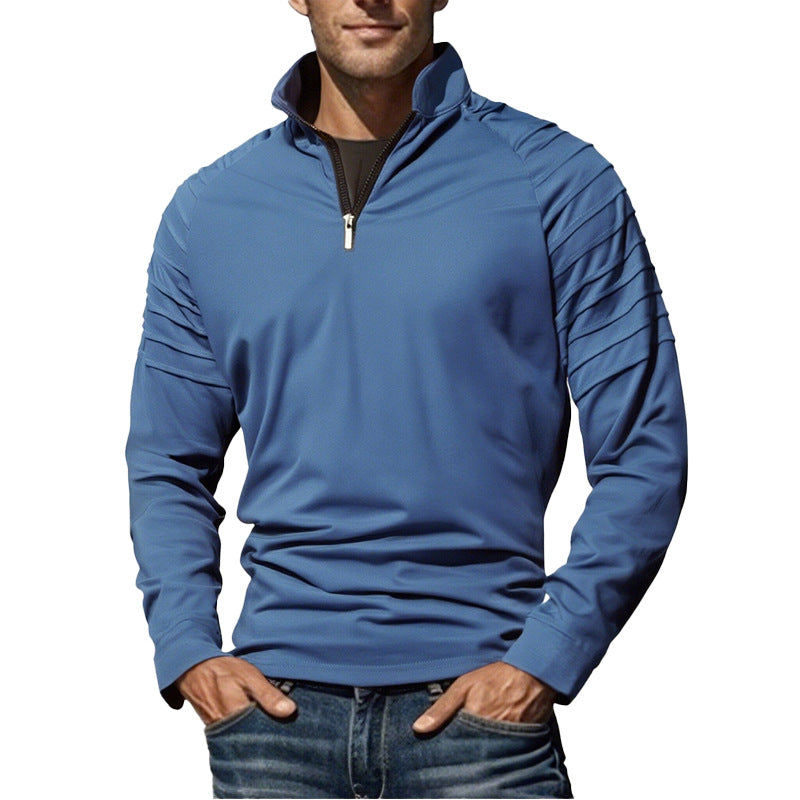 Streetwave Men's Functional Half Zip Pullover Modern Activewear for Outdoor Enthusiasts