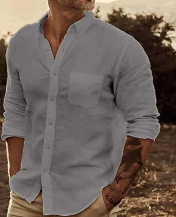 Street-Wave Men's Lightweight Breathable Shirt Premium Cotton For All Day Comfort And Cool Style