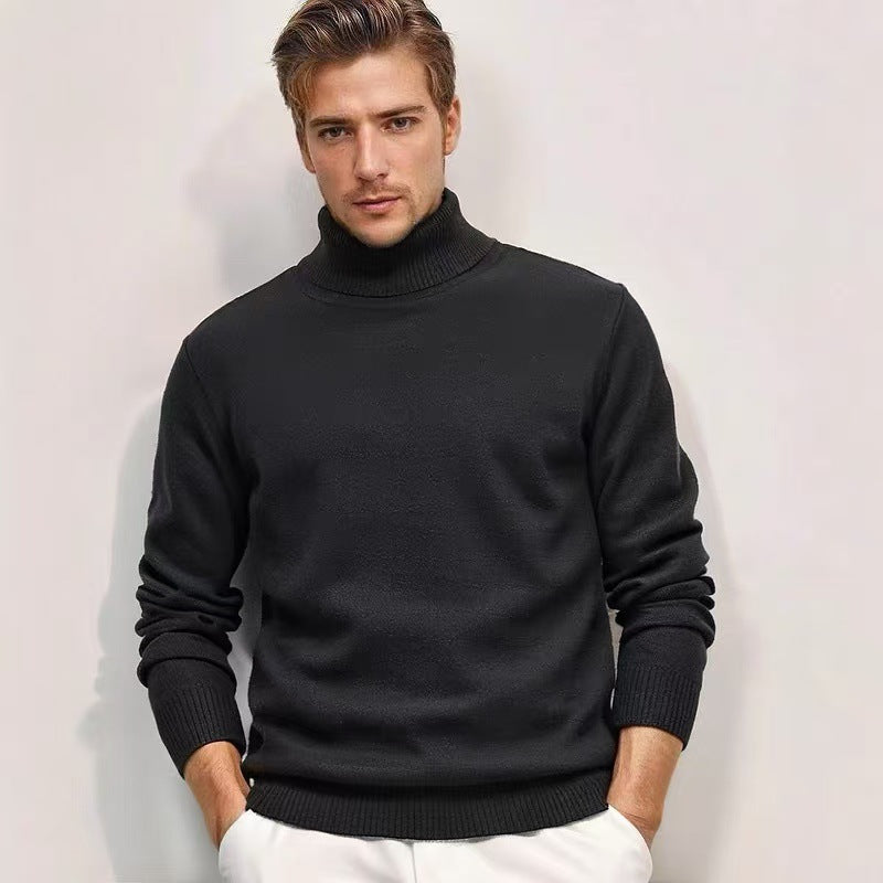 Streetwave Mens Turtleneck Sweater In Fine Knit Warmth And Elegant Comfort For Modern Style Enthusiasts
