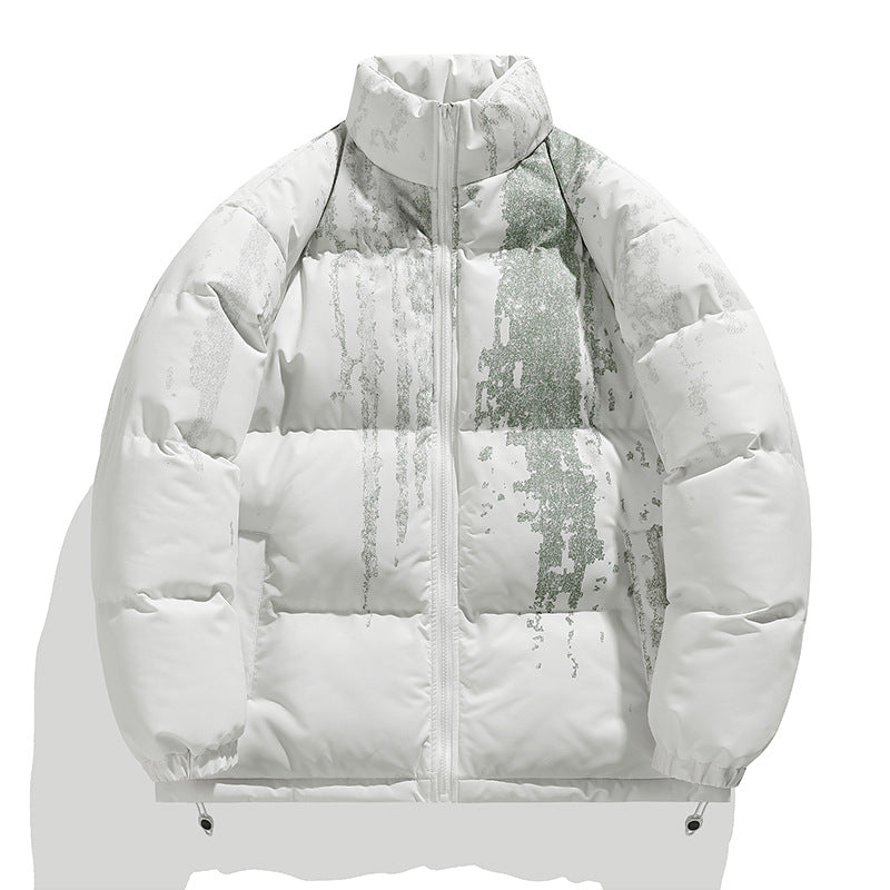 Street-wave Women Winter Puffer Jacket With Elastic Cuffs Water-Repellent Insulated Coat