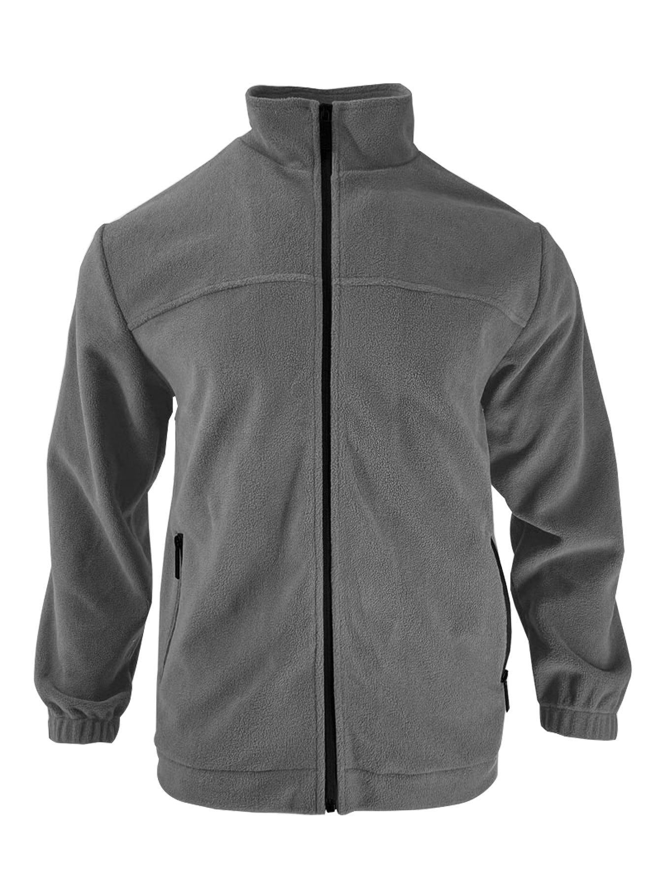 Street Wave Men's Fleece Jacket For Active Lifestyles Warm Comfortable Fit With Zip Pockets