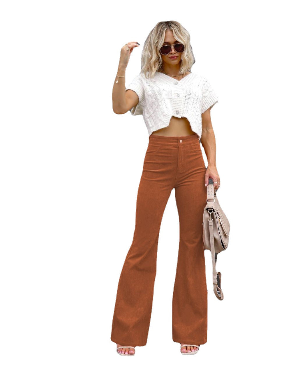 Street Wave High Waist Flared Jeans For Women Retro Chic Comfort And Flattering Fit