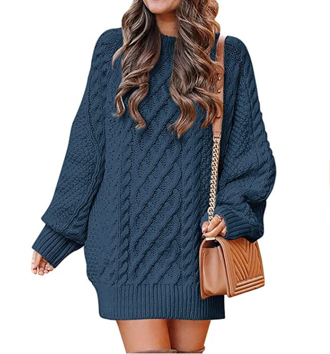 Street-Wave Women's Cable Knit Sweater With Relaxed Fit Soft Breathable Knit For Cozy Daily Wear
