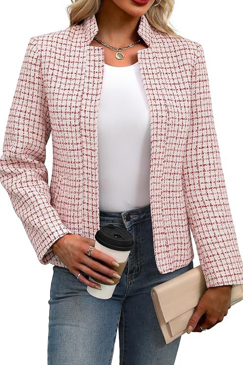 Streetwave Womens Fashion Blazer Elegant Tailored Jacket For Office And Evening Wear