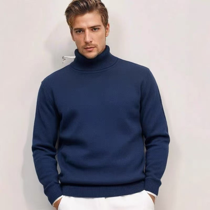 Streetwave Mens Turtleneck Sweater In Fine Knit Warmth And Elegant Comfort For Modern Style Enthusiasts