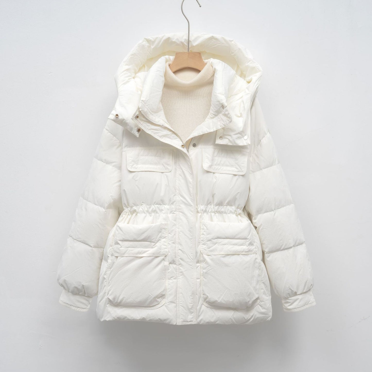 Street Wave Women's Quilted Winter Jacket With Voluminous Silhouette And Practical Pockets