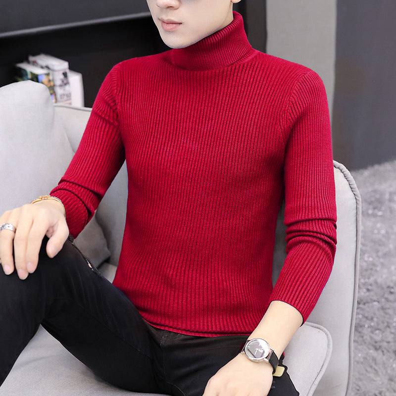 Street-Wave Women's Soft Ribbed Turtleneck Knit Sweater For Cozy Everyday Warmth And Comfort