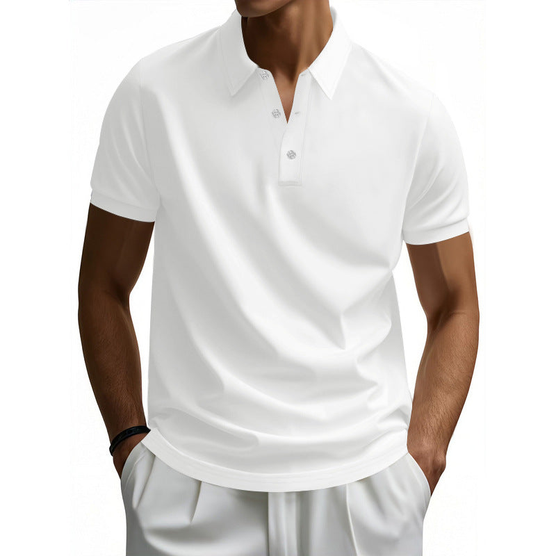 Street-Wave Men's Moisture-Wicking Polo Shirt With Structured Collar For Everyday Comfort