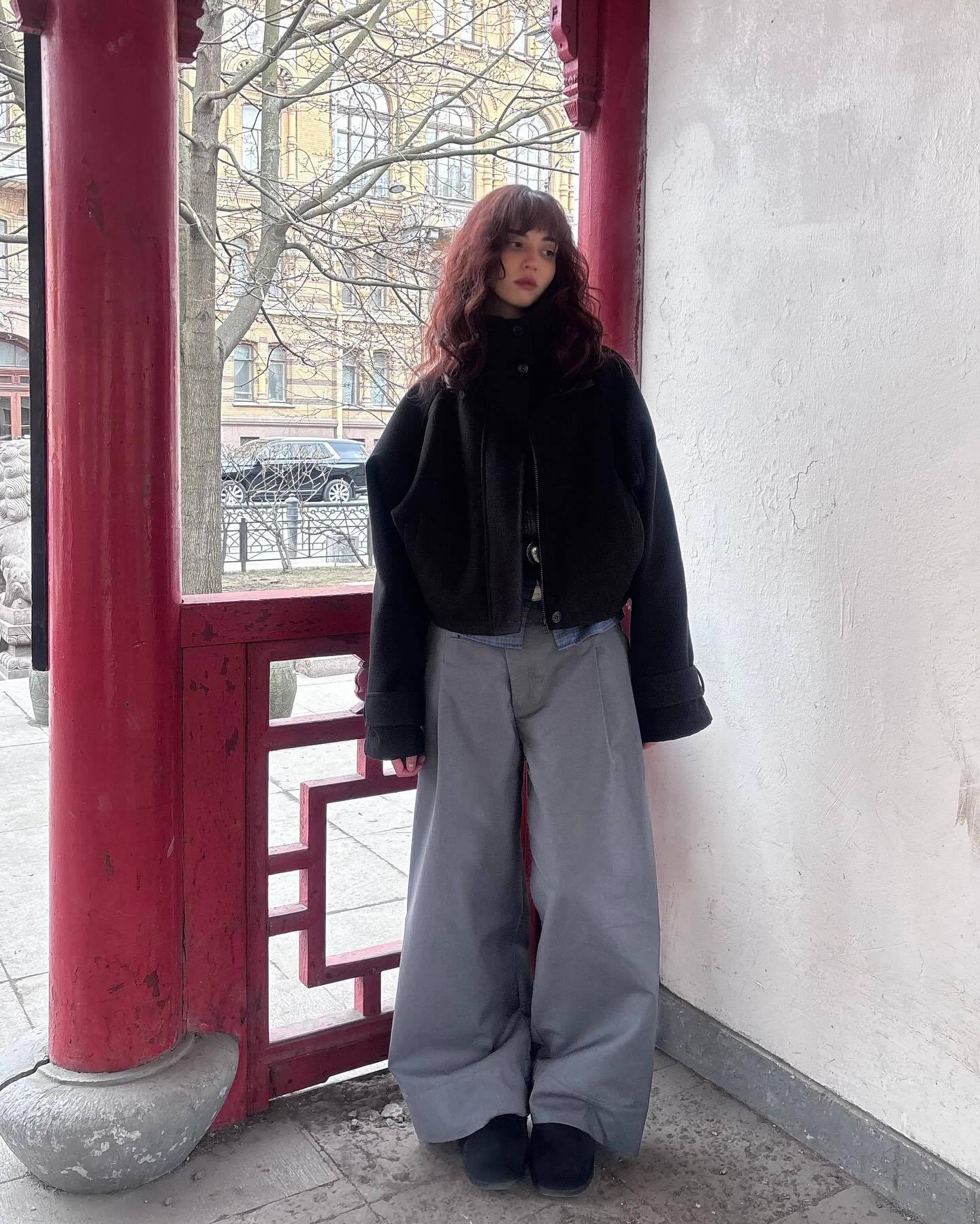 Streetwave Oversized Wool Coat For Women With Elegant Cut And Practical Pockets For Everyday Wear