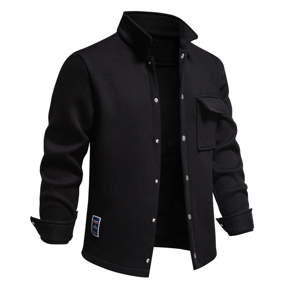 Street-Wave Men's Thermo Fabric Shoulder Jacket Warmth and Comfort Premium Thermal Coat
