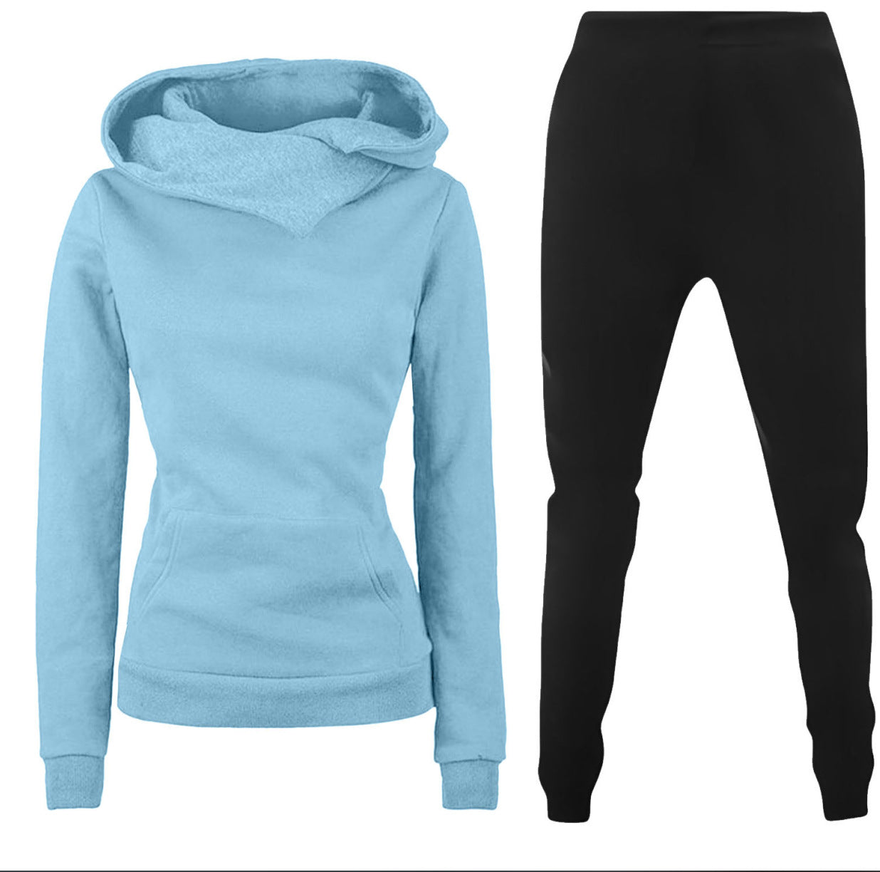 Street-wave Womens Hoodie And Joggers Set For Active Fashionable Women Comfort Fit