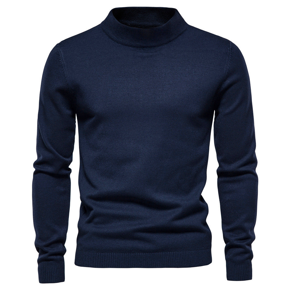 Street Wave Mens Elegant Wool Turtleneck Sweater For Cold Weather Comfort Premium Warmth
