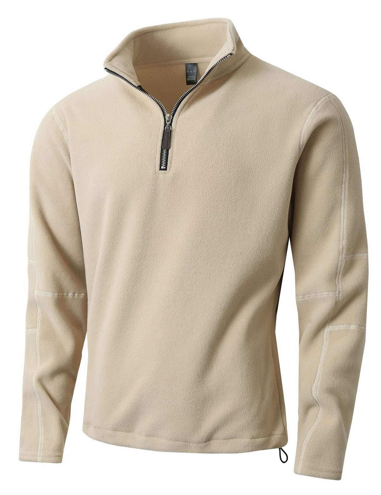 Streetwave Mens Fleece Pullover Half Zip With Stand Collar Soft Warm Cozy Everyday Outdoor Comfort