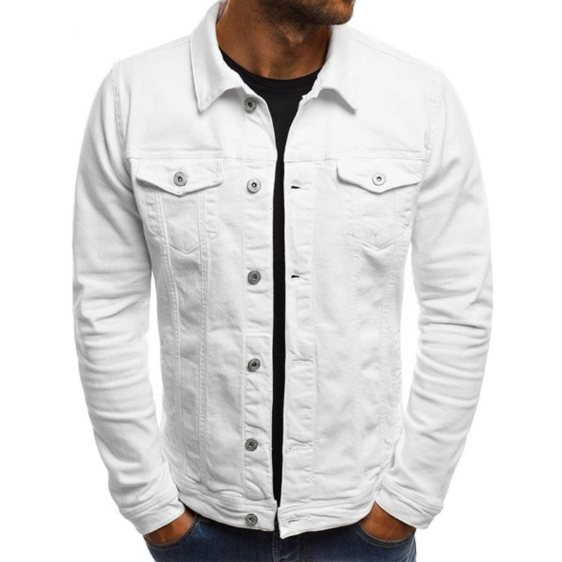 Streetwave Mens Denim Jacket Modern Design With Practical Chest Pockets For Men Everyday Style