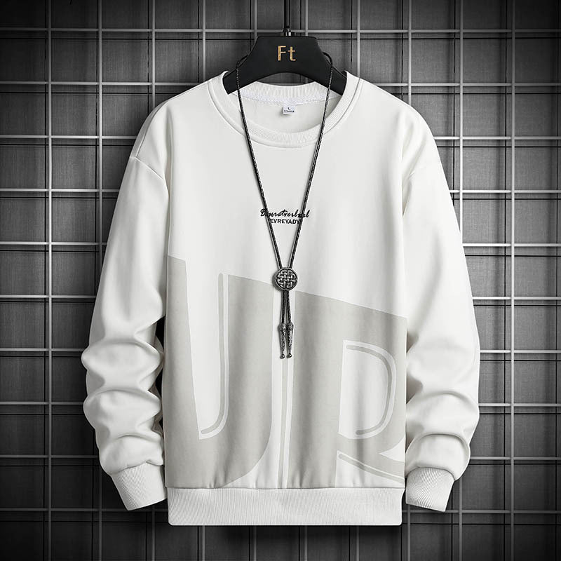Street-wave Mens Sweatshirt With Modern Graphic Design For Men Comfort And Style