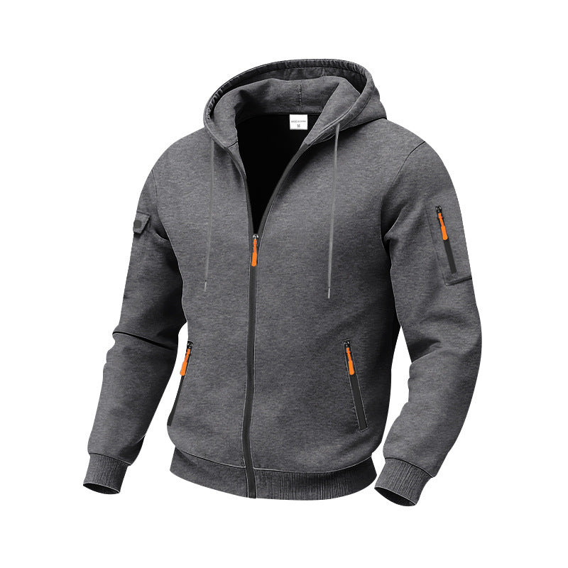 Streetwave Mens Functional Hoodie With Technical Pockets For Active Outdoors And All Day Comfort