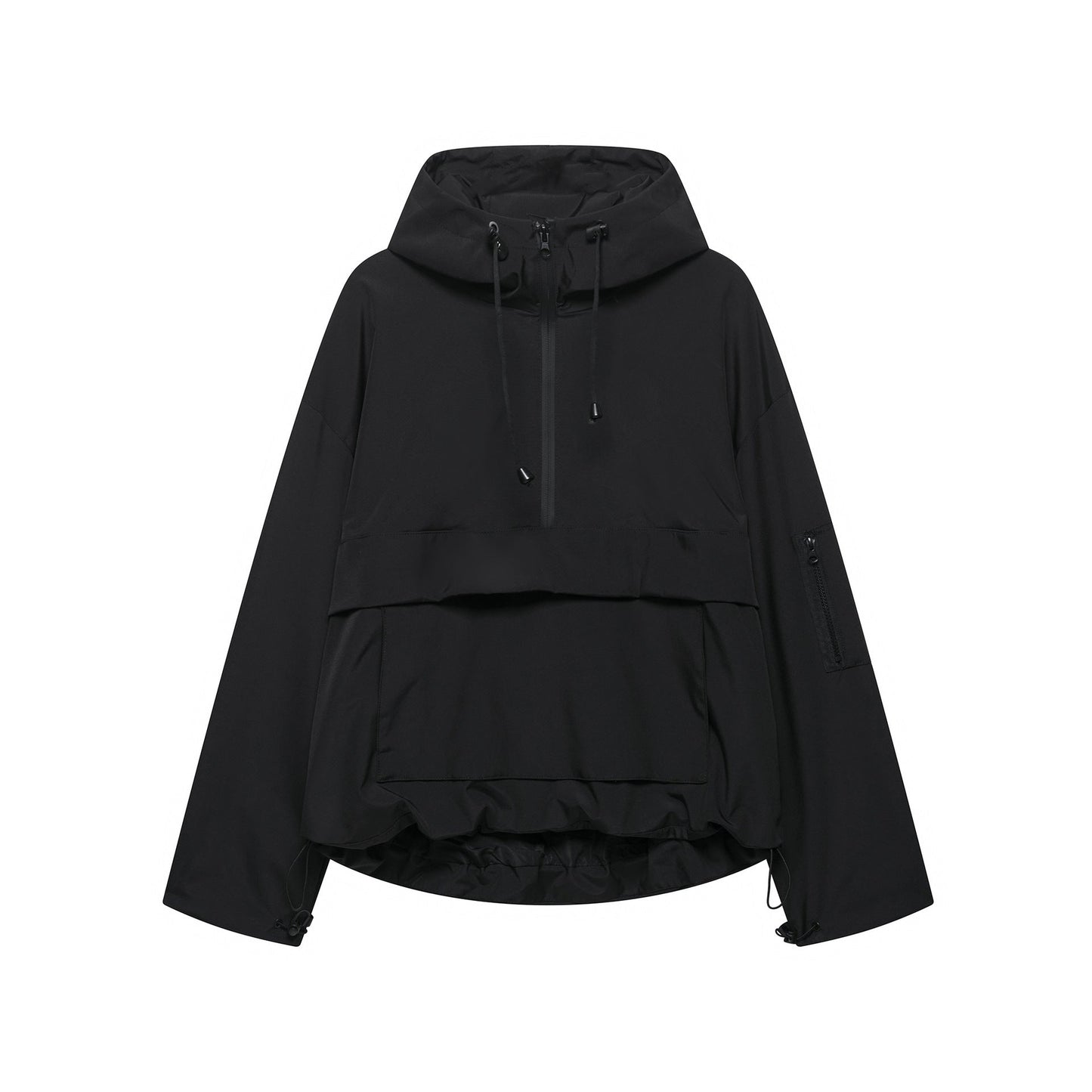 Womens Street-wave Functional Jacket With Adjustable Waist And Practical Pockets