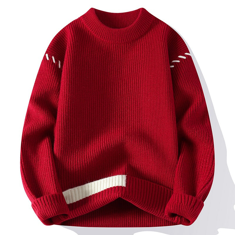 Street Wave Women's Chunky Knit Sweater With Innovative Design And Decorative Details