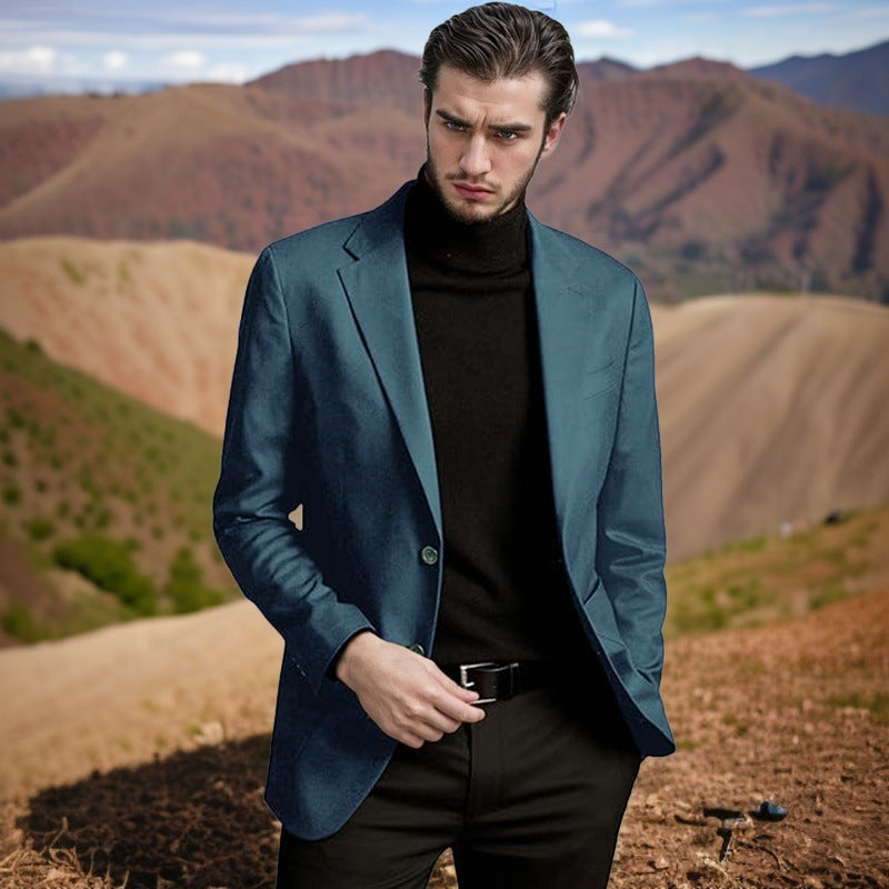 Mens Elegant Blazer Streetwave With Timeless Classic Cut And Modern Accents For Style Conscious Men